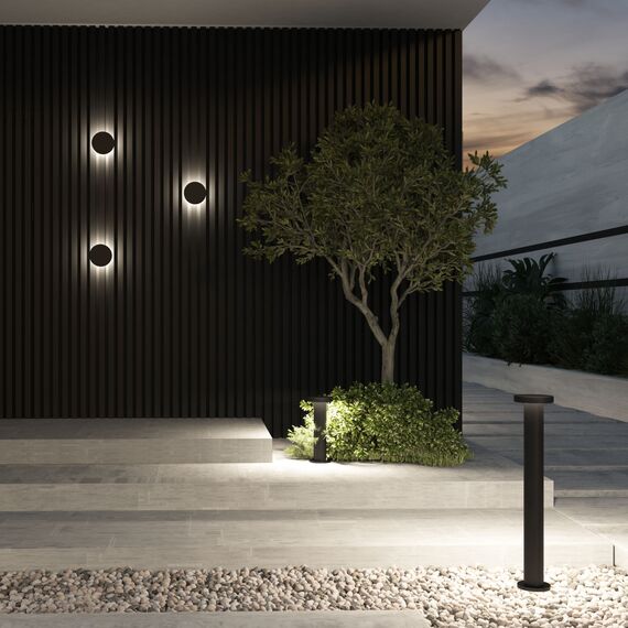 Denkirs DK9704-BK Ландшафтный светодиодный уличный светильник DRAMEN, IP65, 15 Вт, 3000К, черный, алюминий, изображение 6