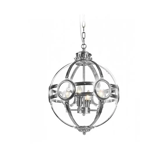 Delight Collection KG0516P-3 nickel Люстра Hagerty 3 nickel