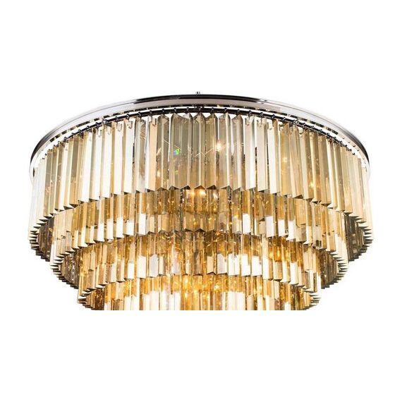 Delight Collection KR0387P-10A chrome/amber Люстра Odeon 10A chrome/amber, изображение 2