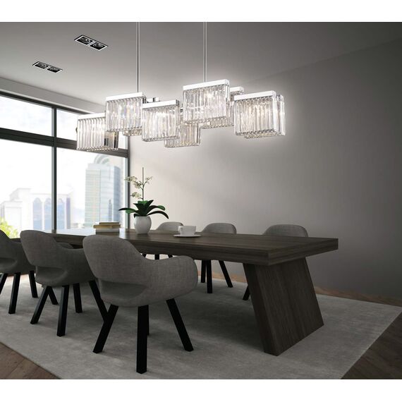 Delight Collection EP68031L-10 chrome Люстра Broadway 10, изображение 6