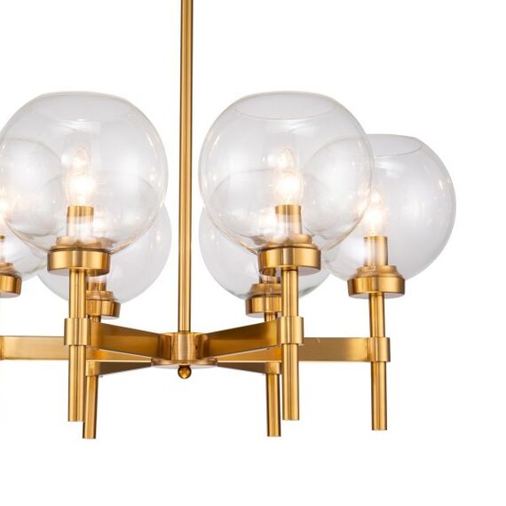 Delight Collection KM1106P-6 brass Люстра Jade 6A brass, изображение 2