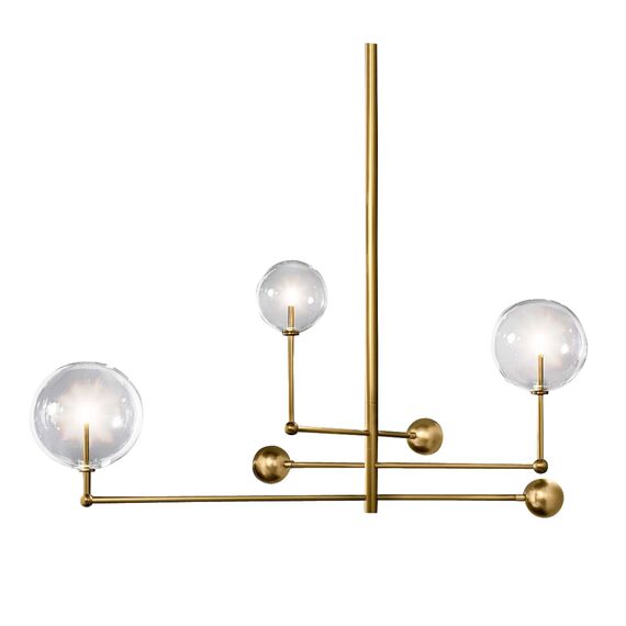 Delight Collection KG0835P-3 brass Люстра Globe Mobile 3 brass brass
