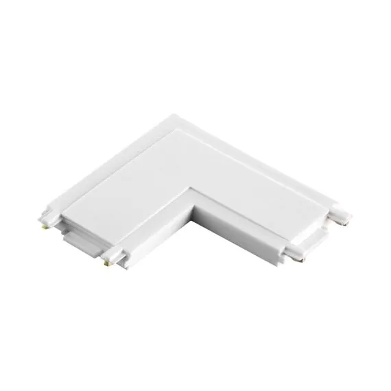 NOVOTECH 135206 SHINO NT23 043 белый Соединитель с токопроводом "L" для низковольтного шинопровода IP20 48V SMAL