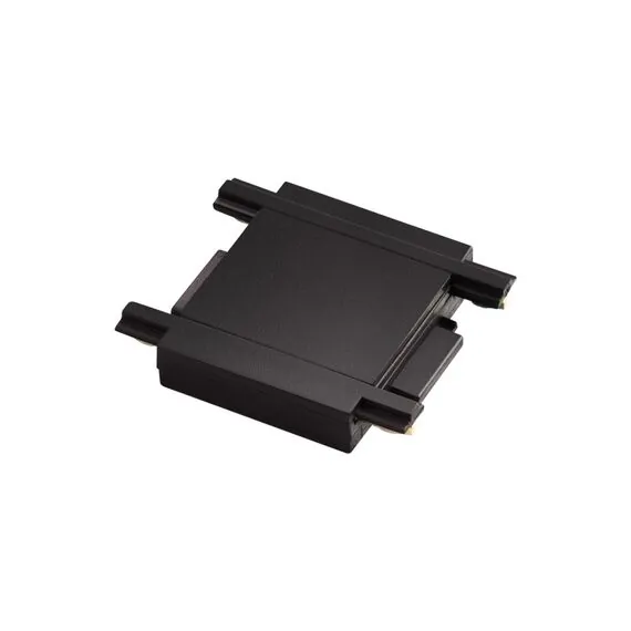 NOVOTECH 135215 SHINO NT23 043 черный Соединитель с токопроводом прямой для низковольтного шинопровода IP20 48V SMAL
