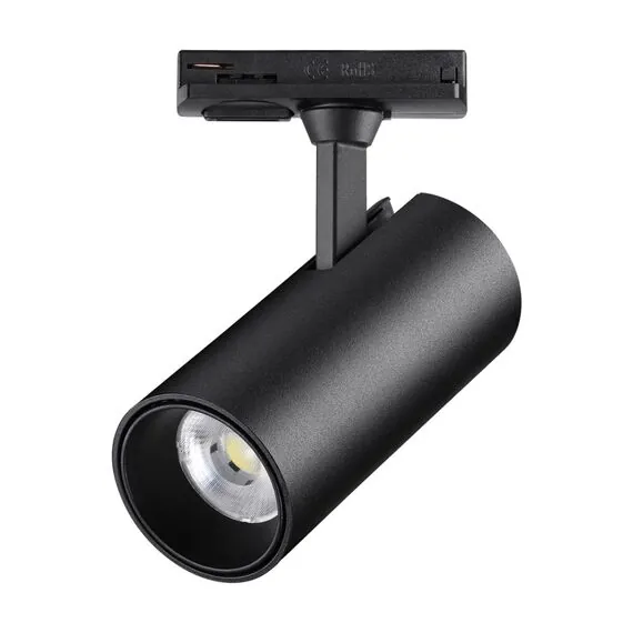 NOVOTECH 359157 PORT NT23 091 черный Светильник трековый однофазный двухжильный IP20 LED 24W 220V 3000К 2300Лм SELENE, изображение 6