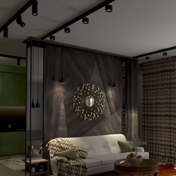 NOVOTECH 135091 SHINO NT20 054 черный Низковольтный шинопровод 1м (токопровод и заглушки в комплекте) IP20 48V FLUM, изображение 5