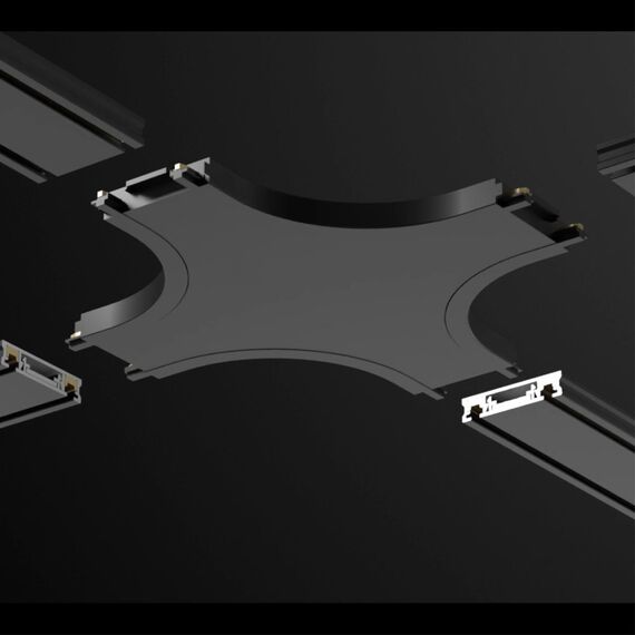 NOVOTECH 135212 SHINO NT23 043 белый Соединитель с токопроводом "X" для низковольтного шинопровода IP20 48V SMAL, изображение 4