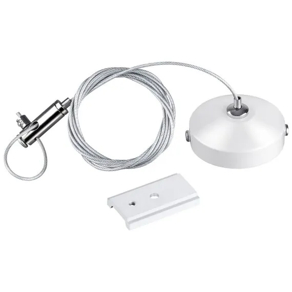 NOVOTECH 135096 SHINO NT20 055 белый Подвесной комплект с 1-метровым тросом IP20 FLUM