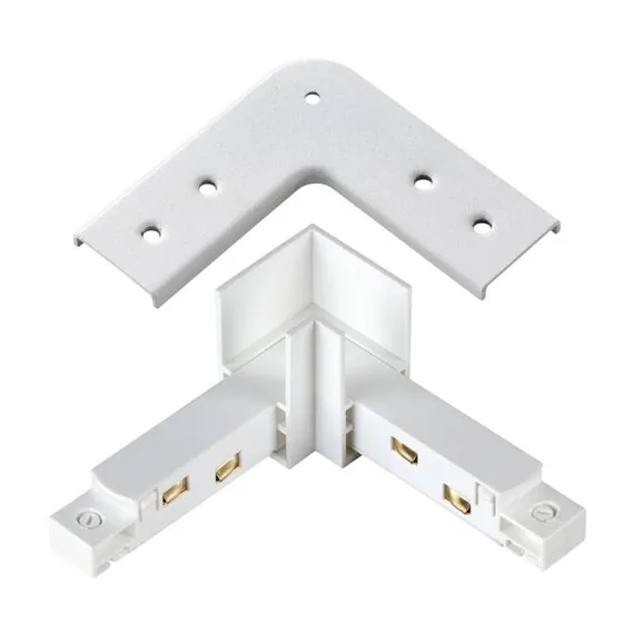 NOVOTECH 135104 SHINO NT20 055 белый Соединитель с токопроводом для шинопровода "L" IP20 48V FLUM