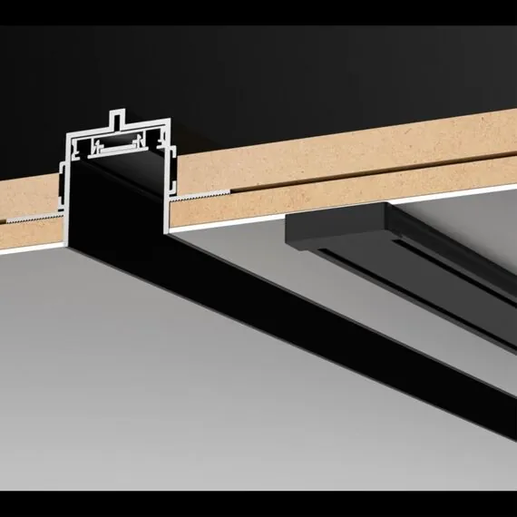 NOVOTECH 135200 SHINO NT23 044 белый Низковольтный шинопровод для встраиваемого монтажа в ГКЛ 2м IP20 48V SMAL, изображение 7