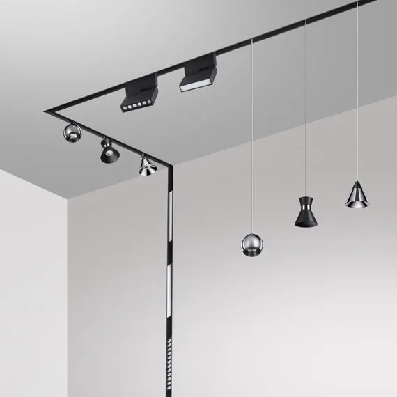 NOVOTECH 358400 SHINO NT20 054 черный/хром Трековый светильник для низковольтного шинопровода IP20 LED 4000K 10W 48V FLUM, изображение 4