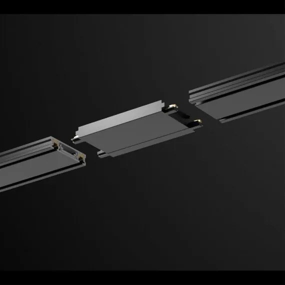 NOVOTECH 135215 SHINO NT23 043 черный Соединитель с токопроводом прямой для низковольтного шинопровода IP20 48V SMAL, изображение 4