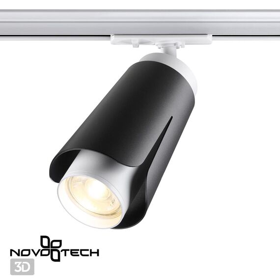 NOVOTECH 370836 PORT NT22 127 черный Светильник трековый однофазный трехжильный IP20 GU10 9W 220V TULIP, изображение 5