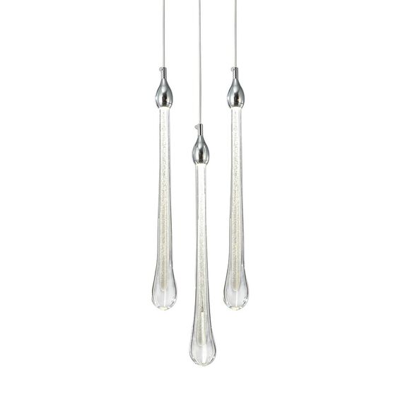 Delight Collection OM801670-3-CH Подвесной светильник Teardrop 3 chrome chrome