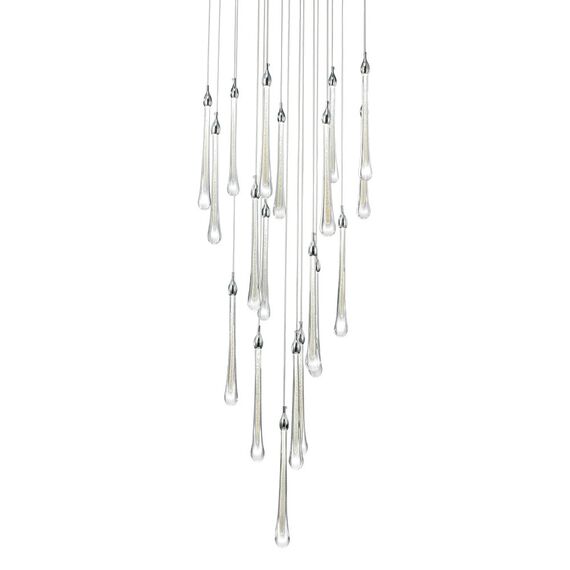 Delight Collection OM801670-19-CH Подвесной светильник Teardrop 19 chrome chrome