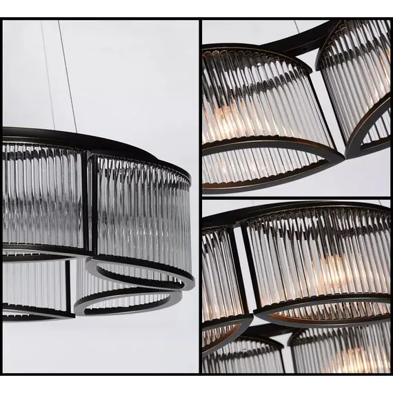 Delight Collection BRCH9114-6 Люстра Stilio 6 black, изображение 4