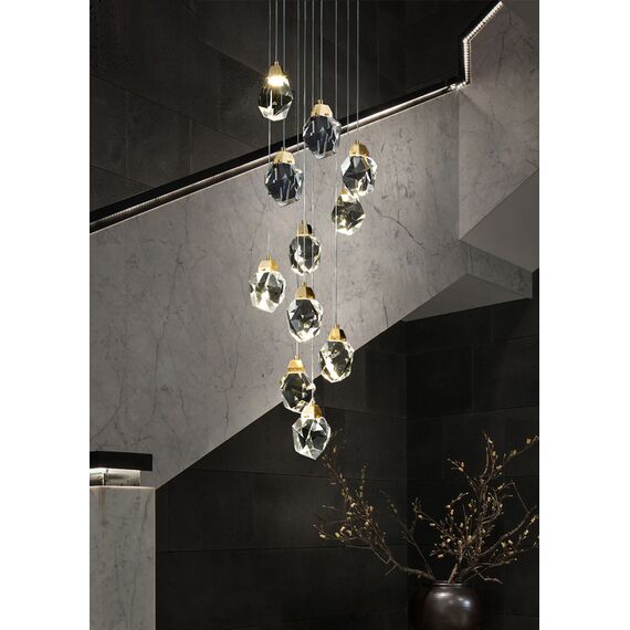 Delight Collection MD-020B-11 gold Подвесной светильник Crystal rock 11 11 gold, изображение 5