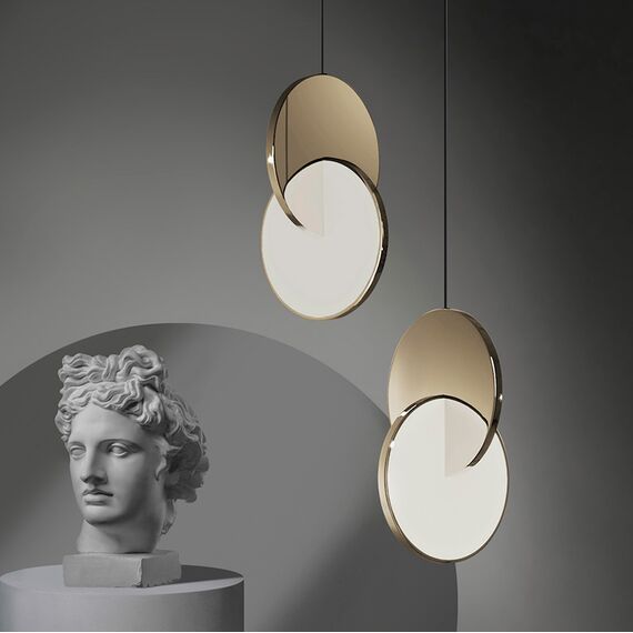 Delight Collection 10305P gold Подвесной светильник Eclipse gold, изображение 3