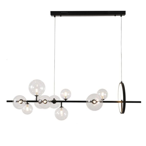 Delight Collection KG1233P-10 black/clear Люстра