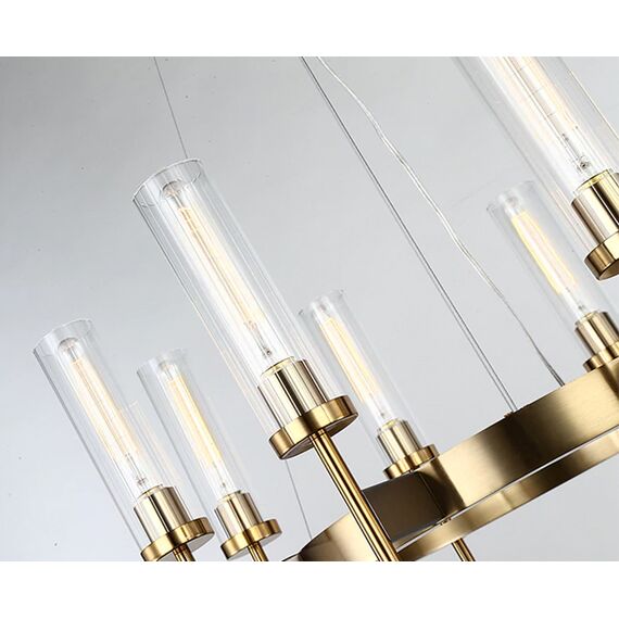 Delight Collection KM0936P-8 brass Люстра Alouette 8 brass