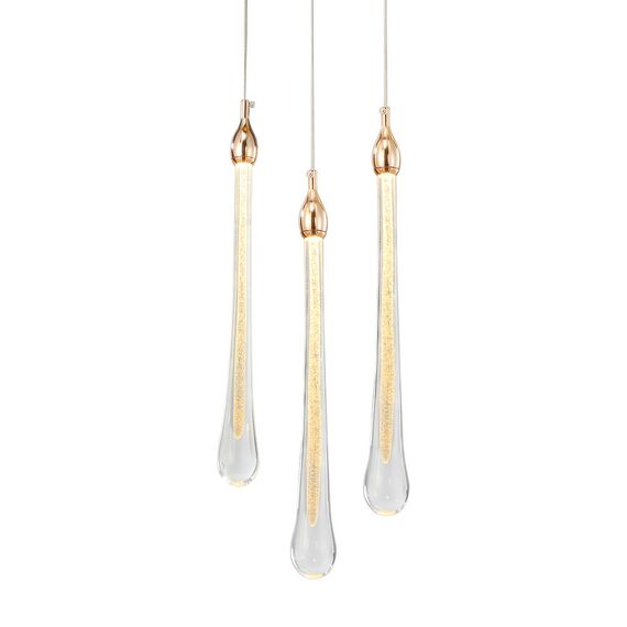Delight Collection OM801670-3-G Подвесной светильник Teardrop 3 gold gold