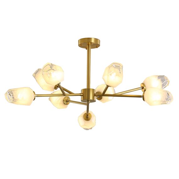 Delight Collection KM1245P-9 brass Люстра