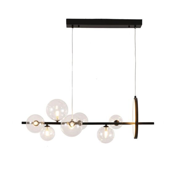 Delight Collection KG1233P-7 black/clear Люстра