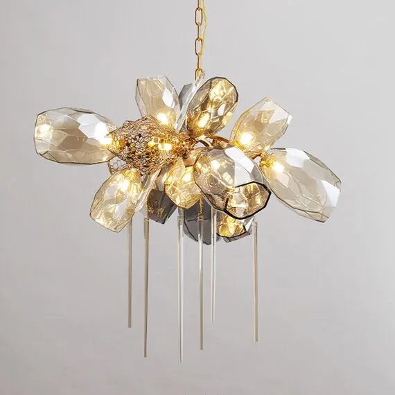 Delight Collection 8898P/AL gold/smoky Люстра, изображение 3