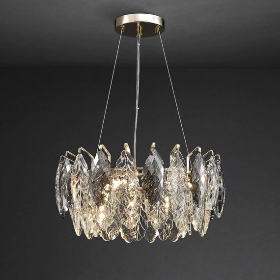 Delight Collection D8011P/R-600 gold/smoky Люстра, изображение 3