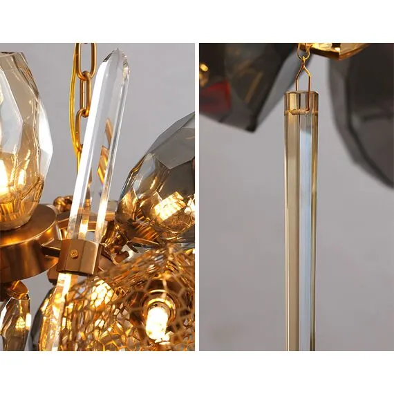 Delight Collection 8898P/AL gold/smoky Люстра, изображение 9