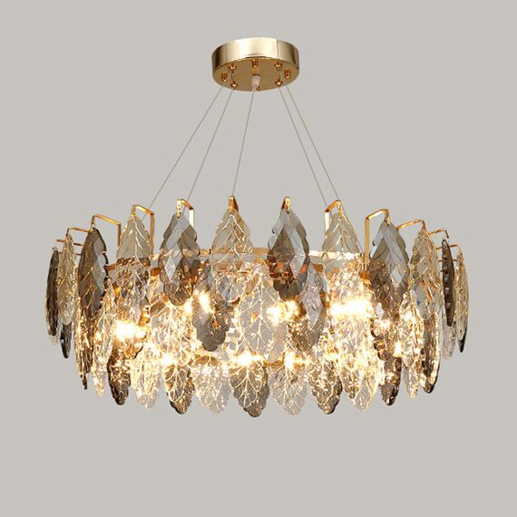 Delight Collection D8011P/R-800 gold/smoky Люстра, изображение 2