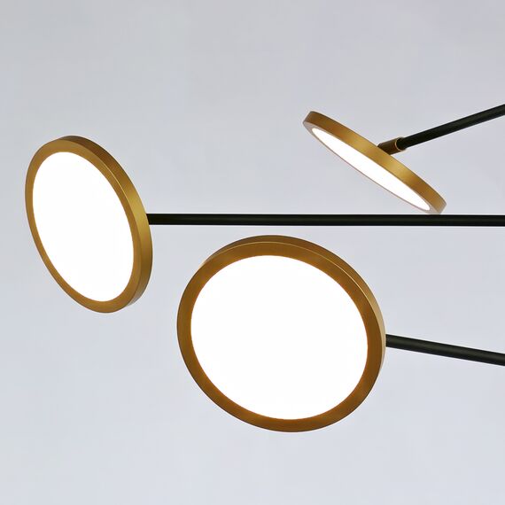 Delight Collection MD19001002-6A black/gold Люстра, изображение 2