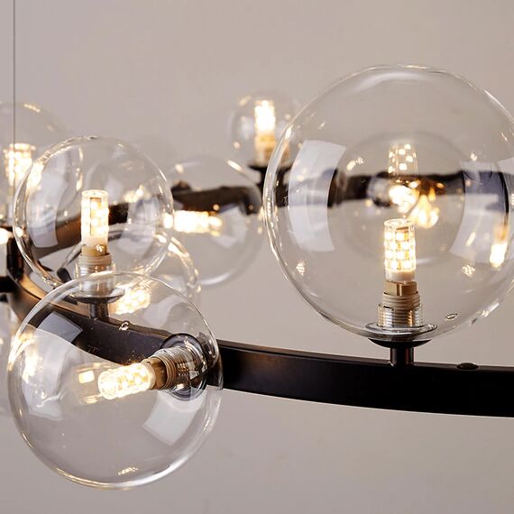 Delight Collection 8828P/L black/clear Люстра, изображение 3