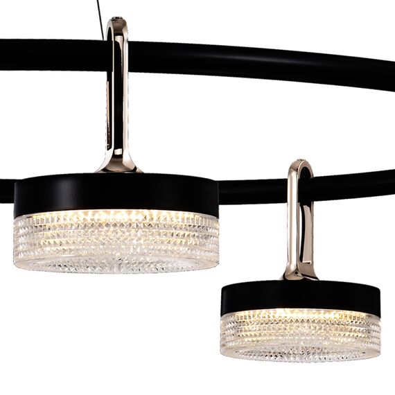 Delight Collection P0855-6C black Люстра, изображение 3