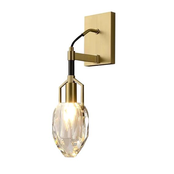Delight Collection 8960-1W brass/clear Настенный светильник