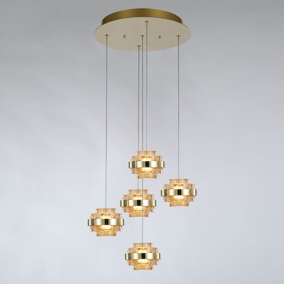 Delight Collection MD22030002-5A gold/champagne Подвесной светильник, изображение 2