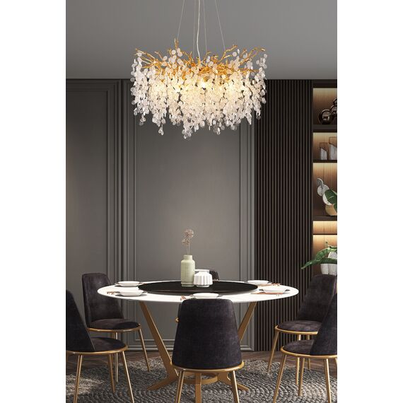 Delight Collection FTB006R-100 brass/clear Люстра, изображение 4