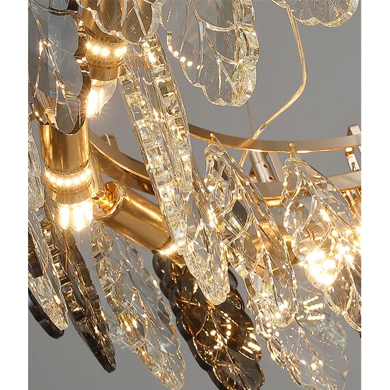 Delight Collection D8011P/R-1000 gold/smoky Люстра, изображение 8