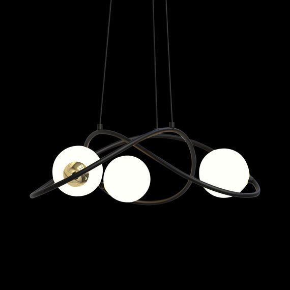 Delight Collection P0691-3A black Люстра, изображение 2