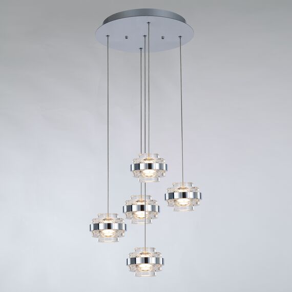 Delight Collection MD22030002-5A chrome/clear Подвесной светильник, изображение 2