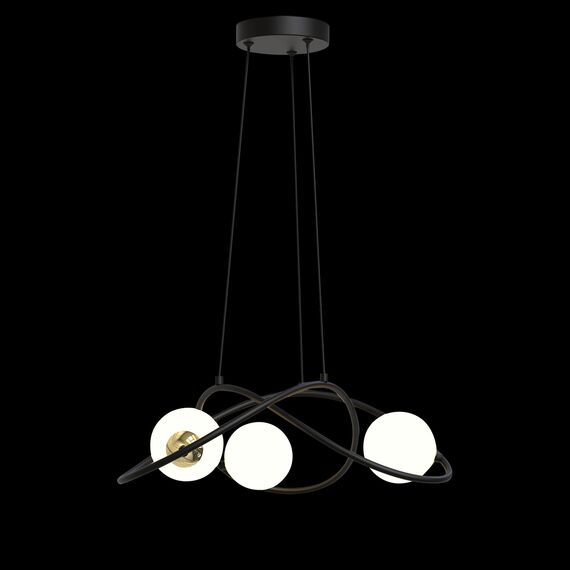 Delight Collection P0691-3A black Люстра, изображение 3