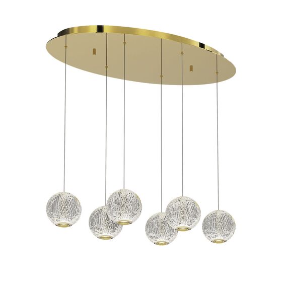 Delight Collection MD20001012-6A gold Подвесной светильник