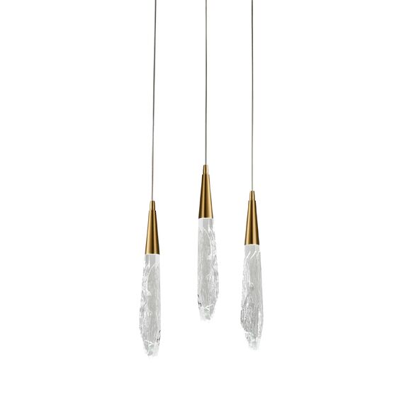 Delight Collection OD2438-3 gold/clear Подвесной светильник