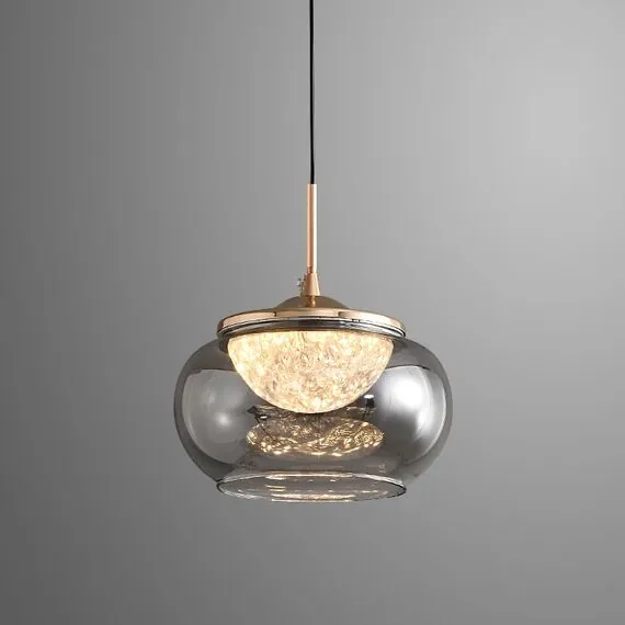 Delight Collection MT9128-1H gold/smoke Подвесной светильник, изображение 3