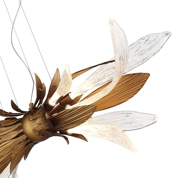 Delight Collection RP168416-11 bronze/clear Люстра, изображение 3