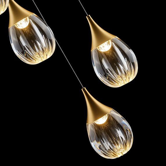 Delight Collection MD24001004-5A gold/clear Подвесной светильник, изображение 2