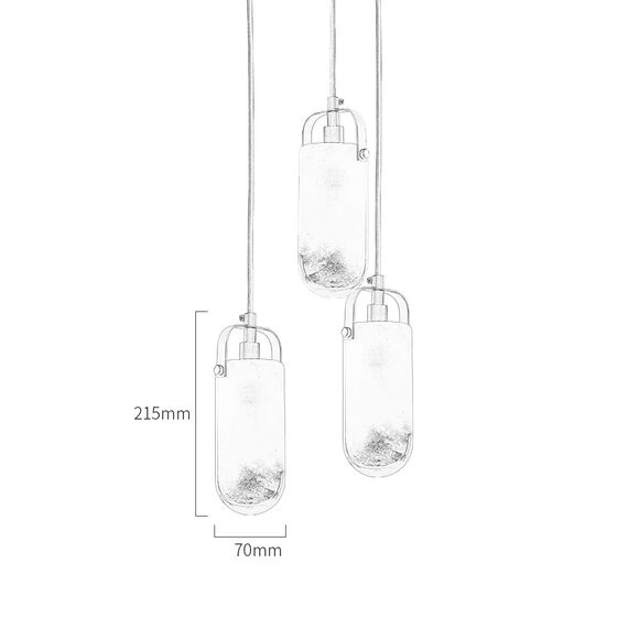 Delight Collection MT9056-3H brass Подвесной светильник, изображение 6