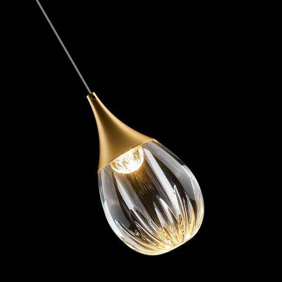 Delight Collection MD24001004-1A gold/clear Подвесной светильник, изображение 2