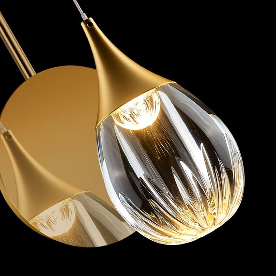 Delight Collection MB24001004-1A gold/clear Настенный светильник