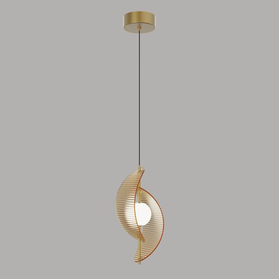 Delight Collection MD24030035-1A brass/amber Подвесной светильник, изображение 2